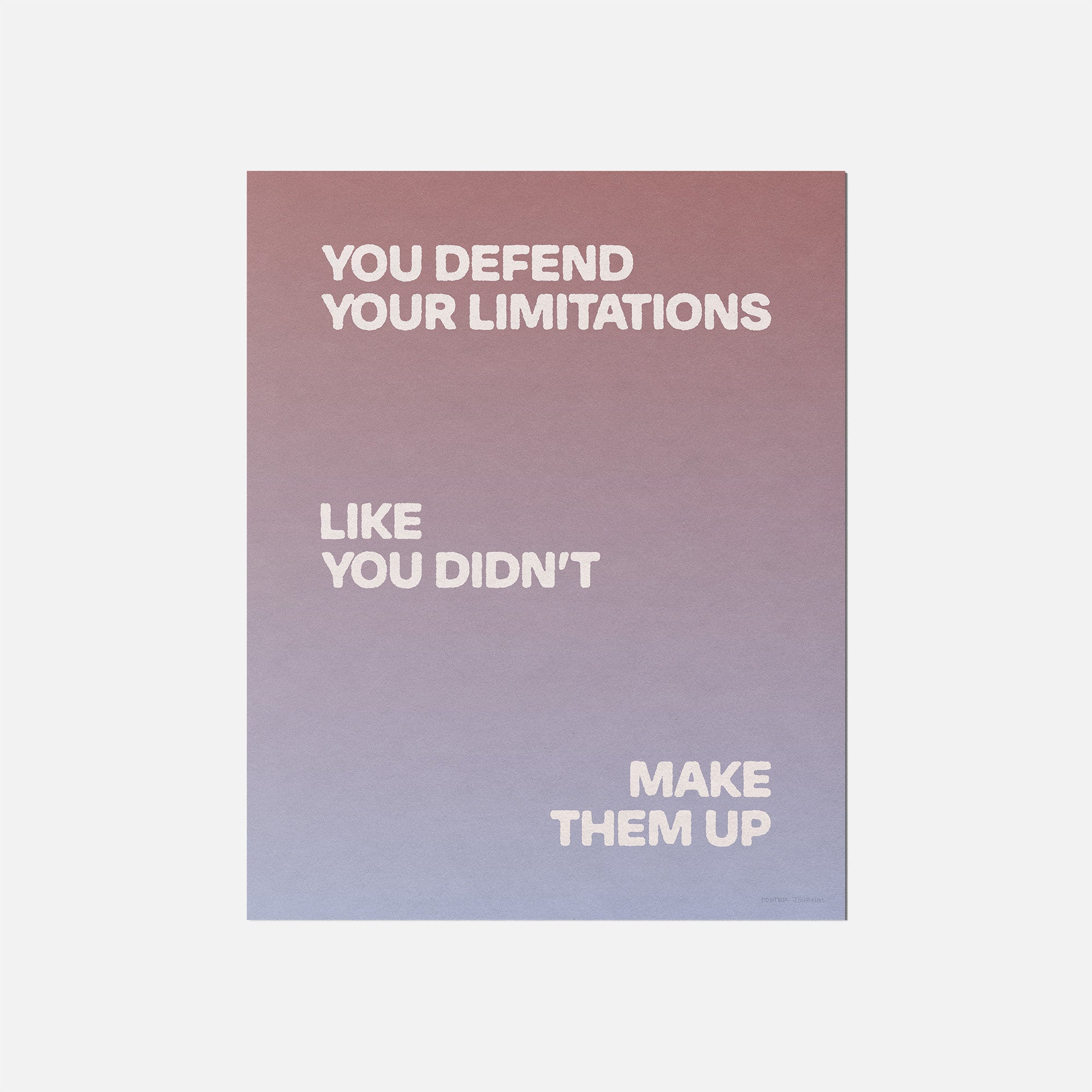 LIMITATIONS PRINT