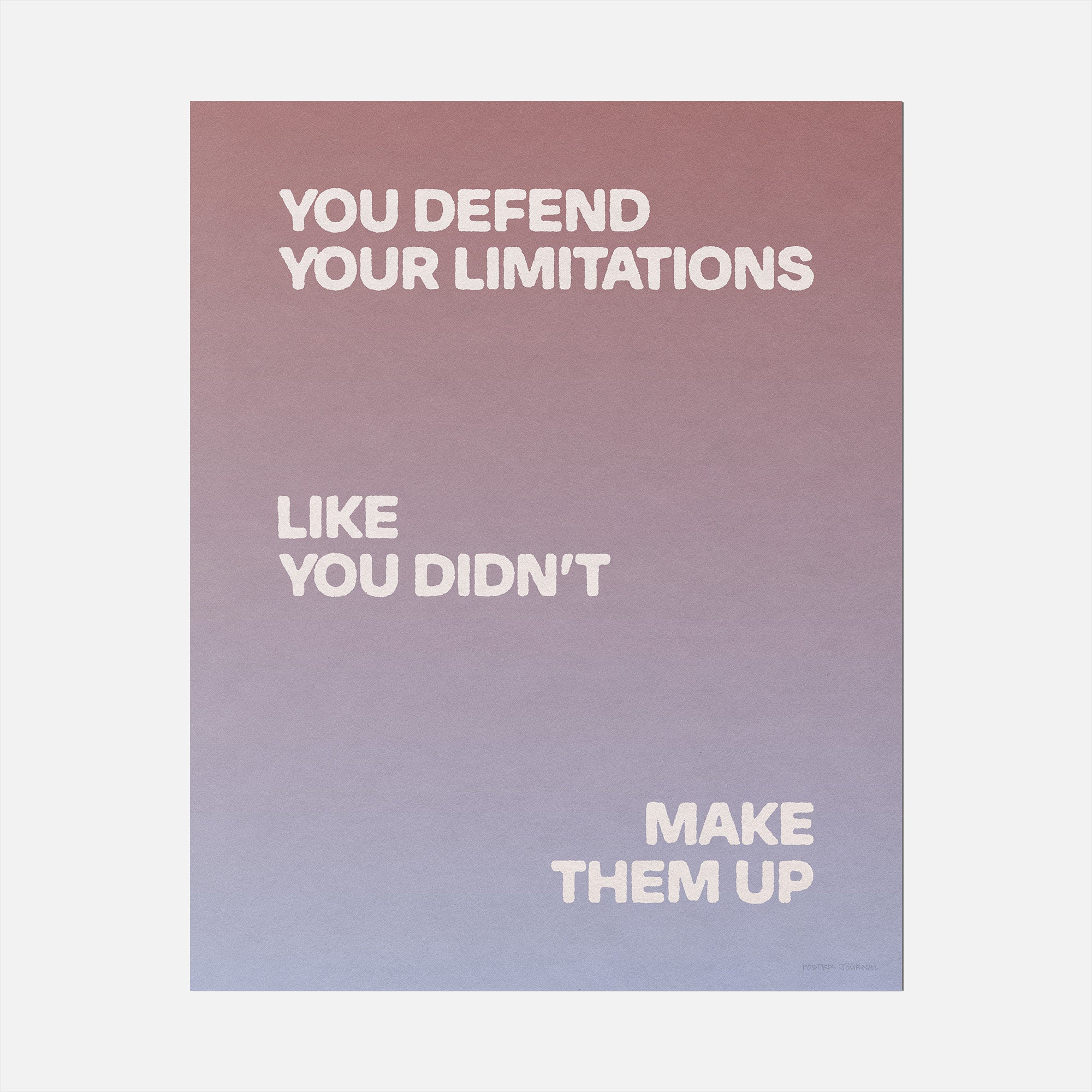 LIMITATIONS PRINT