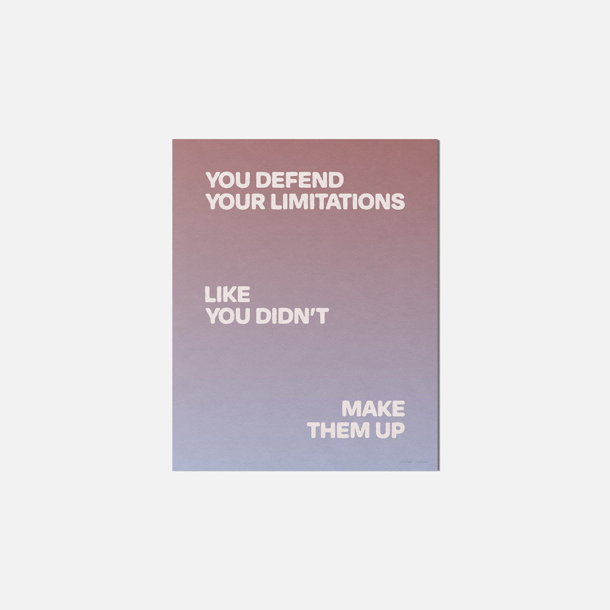 LIMITATIONS PRINT