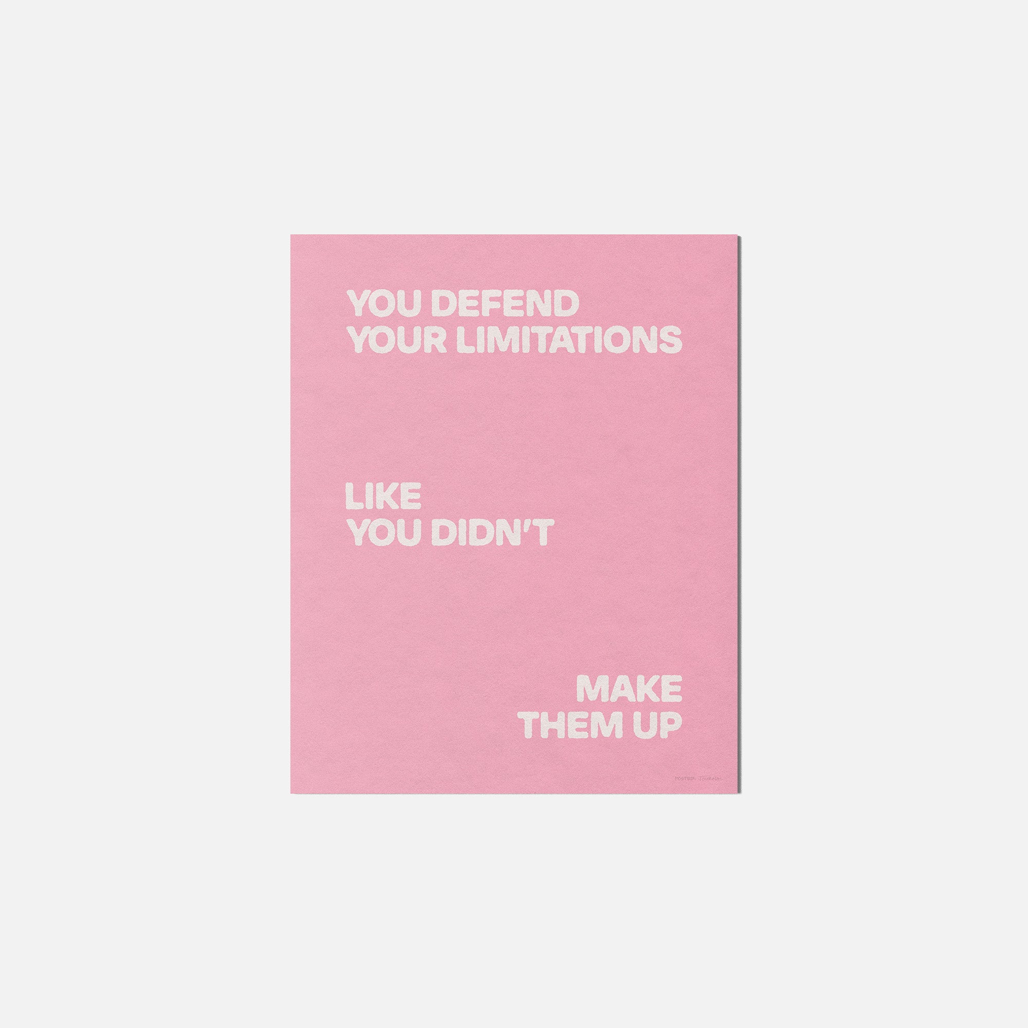 LIMITATIONS PRINT