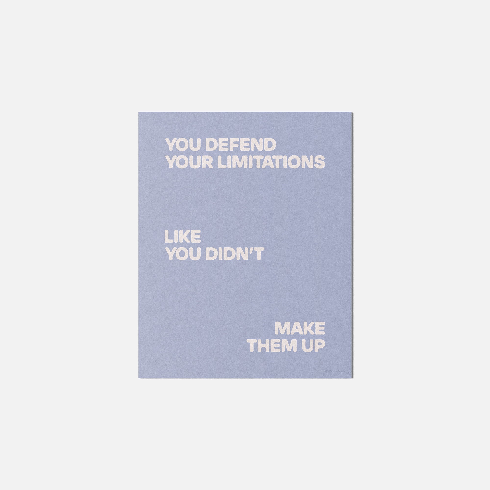 LIMITATIONS PRINT