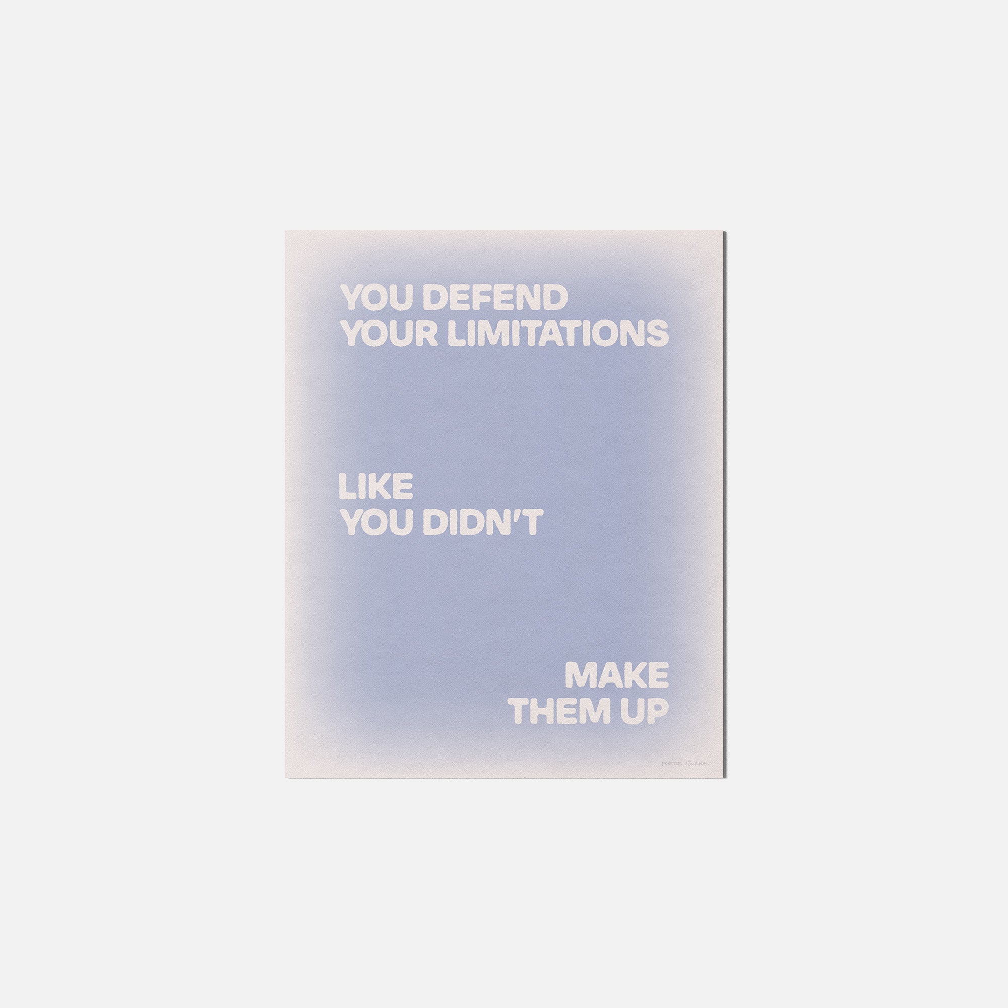 LIMITATIONS PRINT