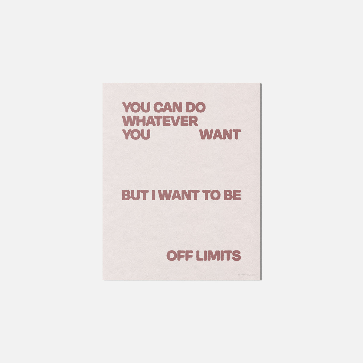 LIMITS PRINT