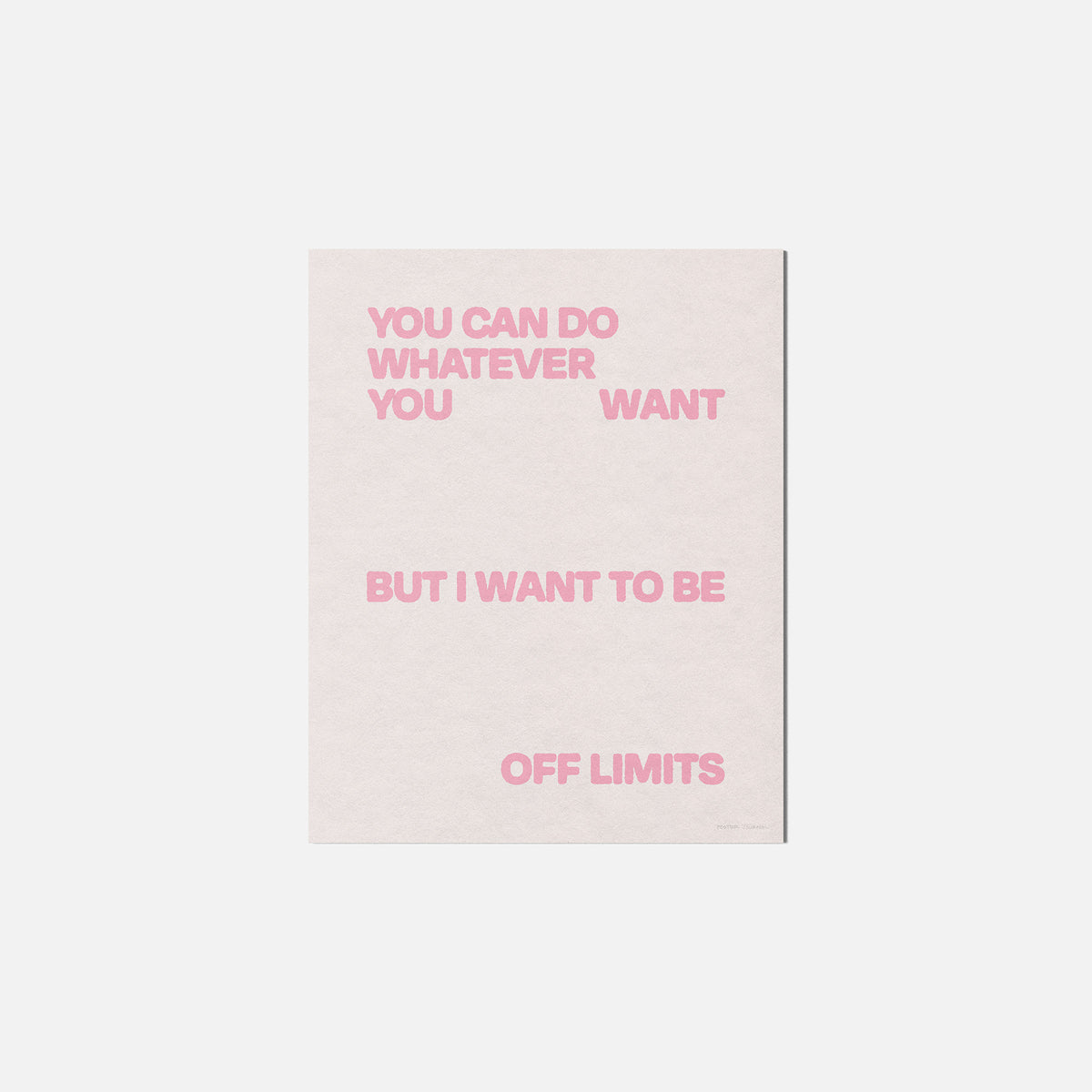 LIMITS PRINT