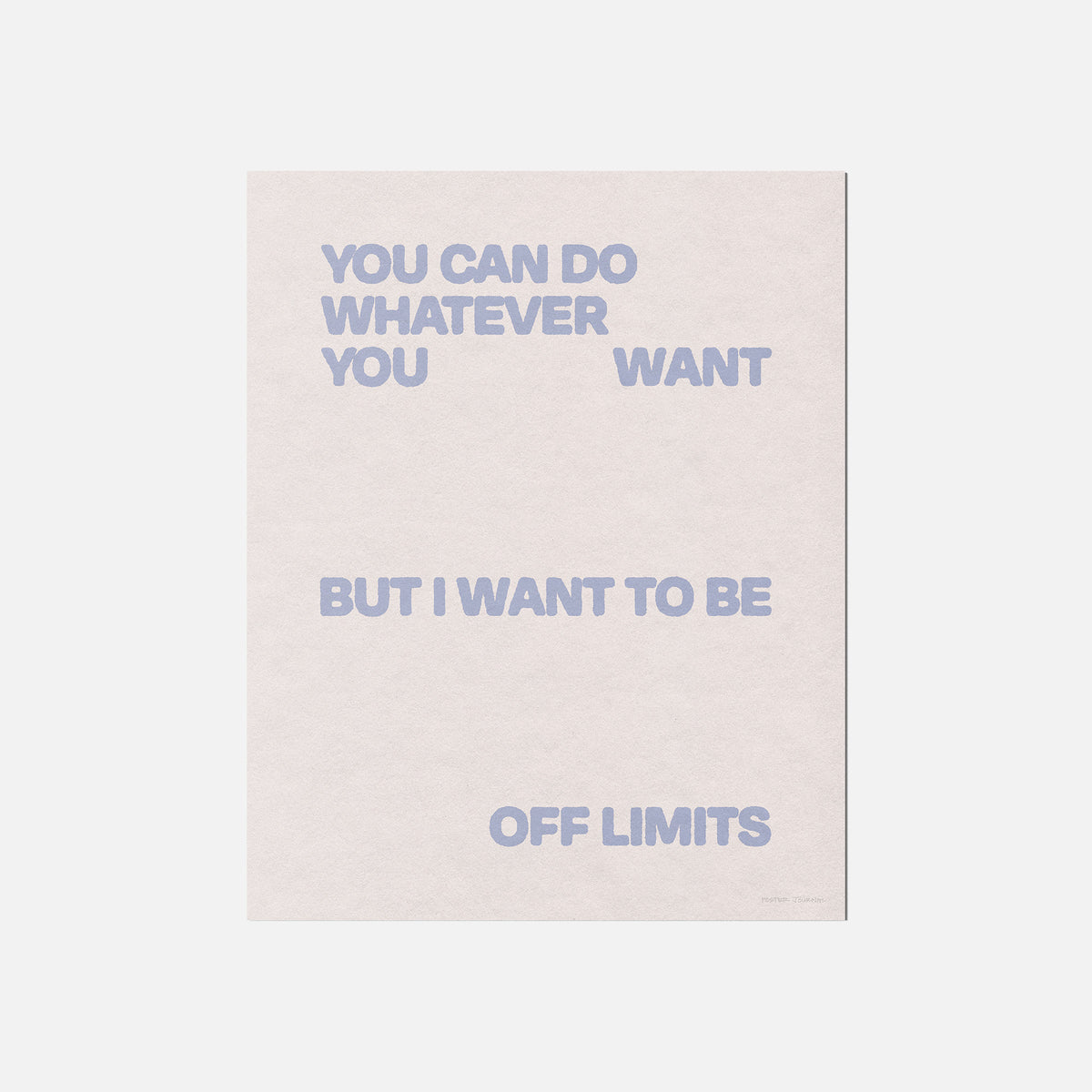 LIMITS PRINT