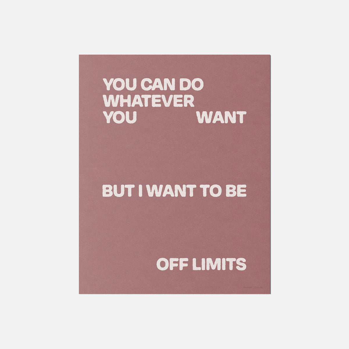 LIMITS PRINT