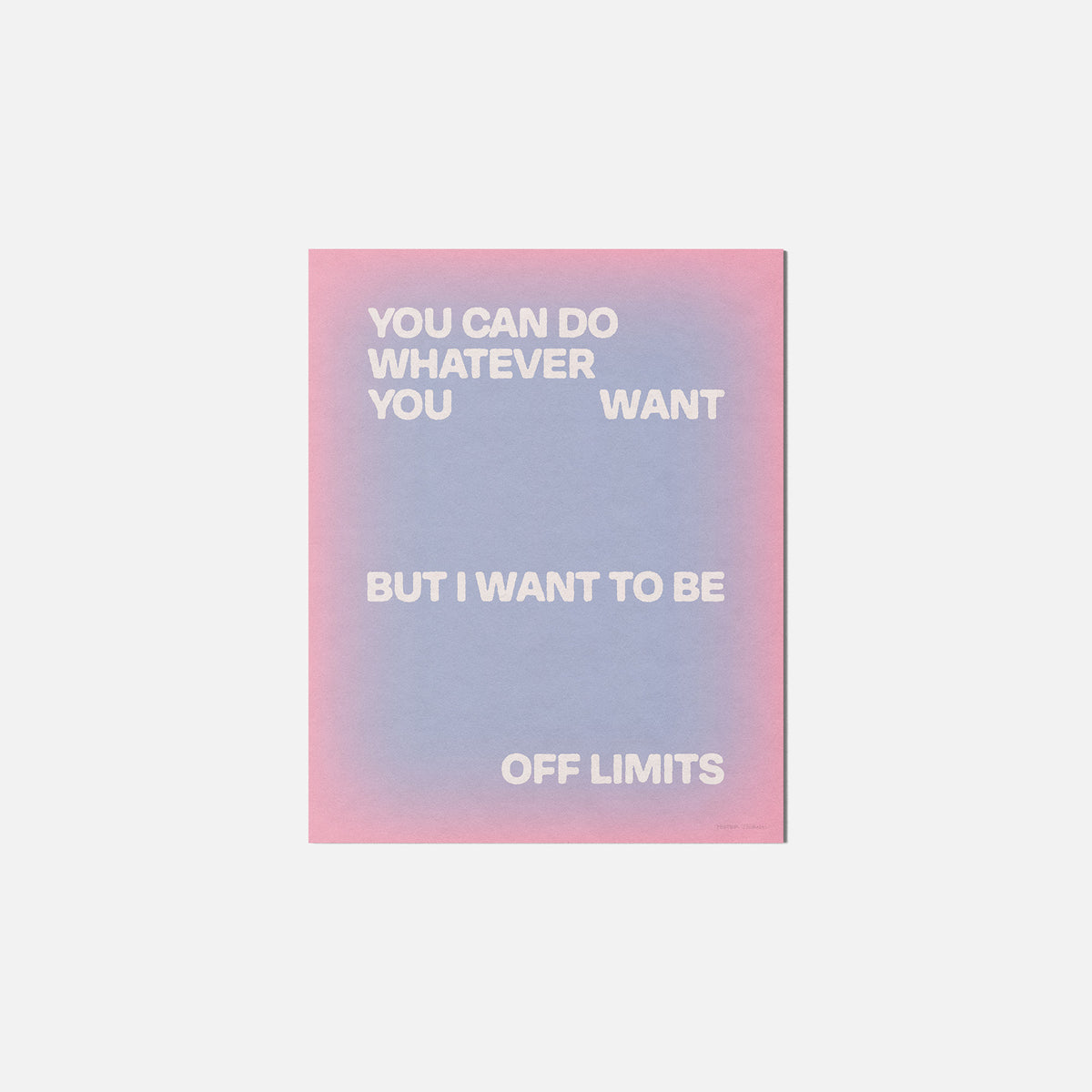 LIMITS PRINT