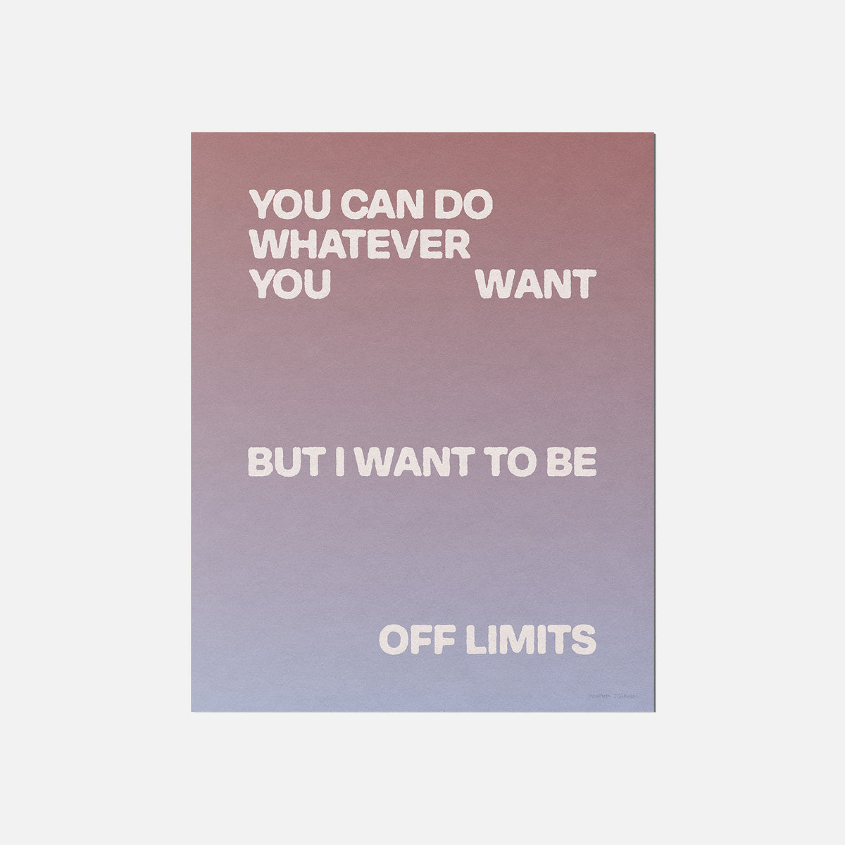 LIMITS PRINT