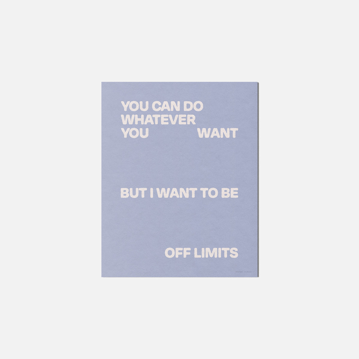 LIMITS PRINT