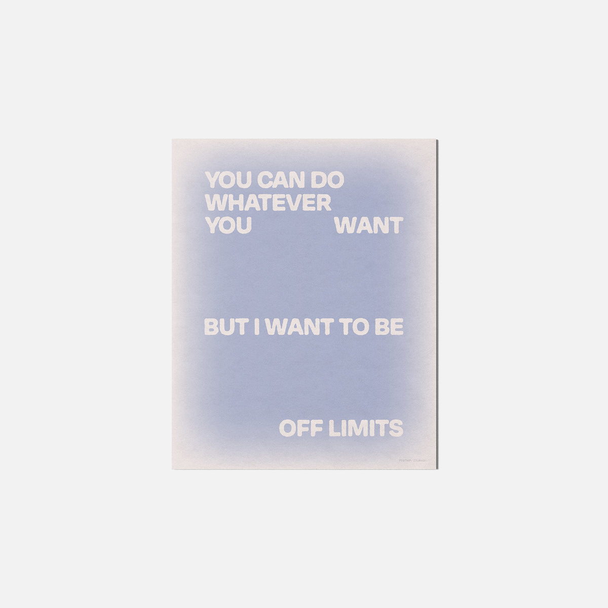 LIMITS PRINT
