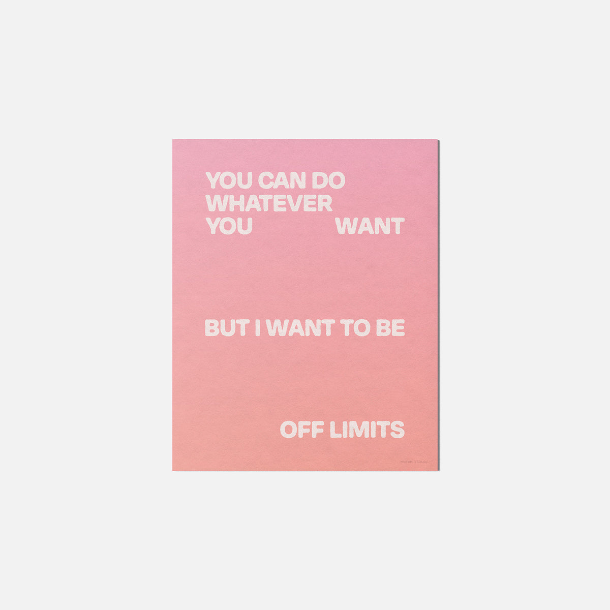 LIMITS PRINT