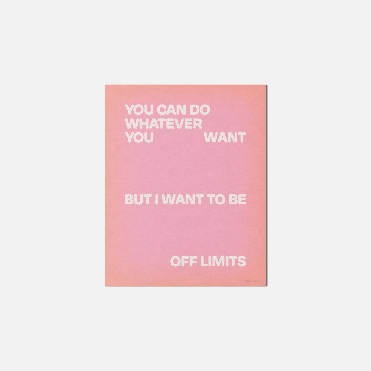 LIMITS PRINT