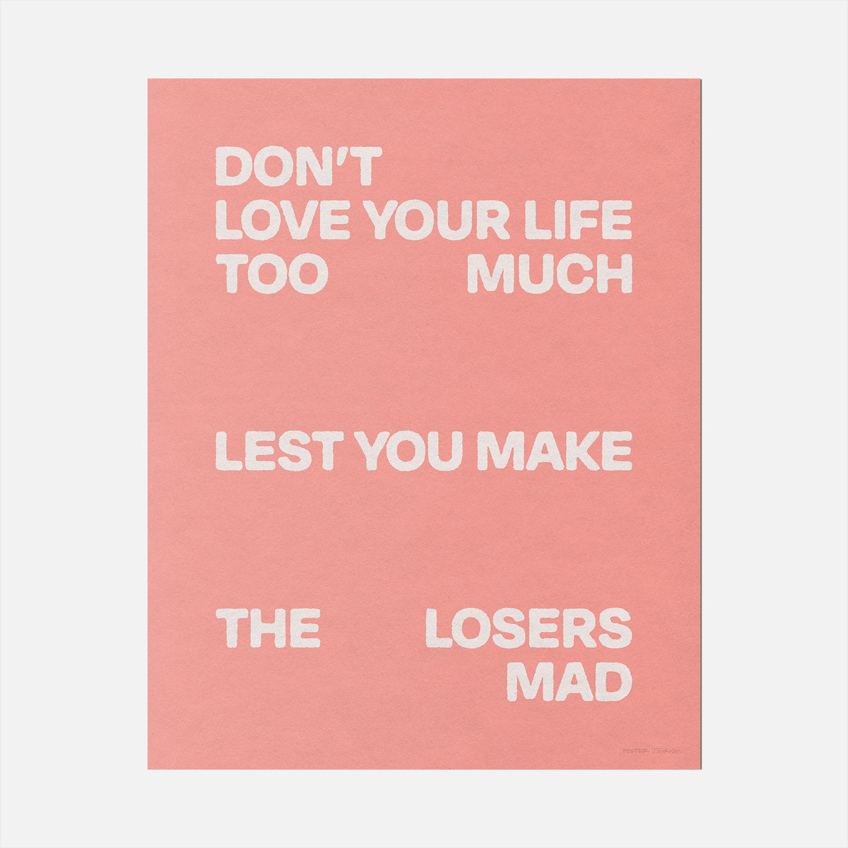 LOSERS PRINT