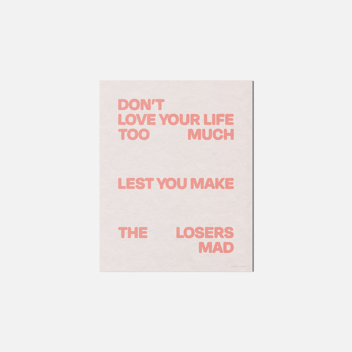 LOSERS PRINT