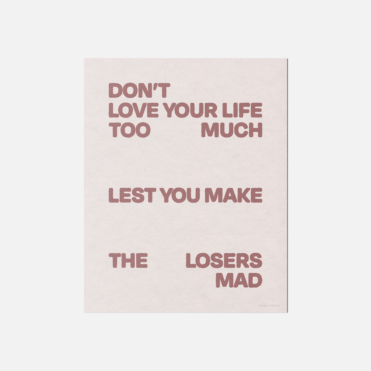 LOSERS PRINT