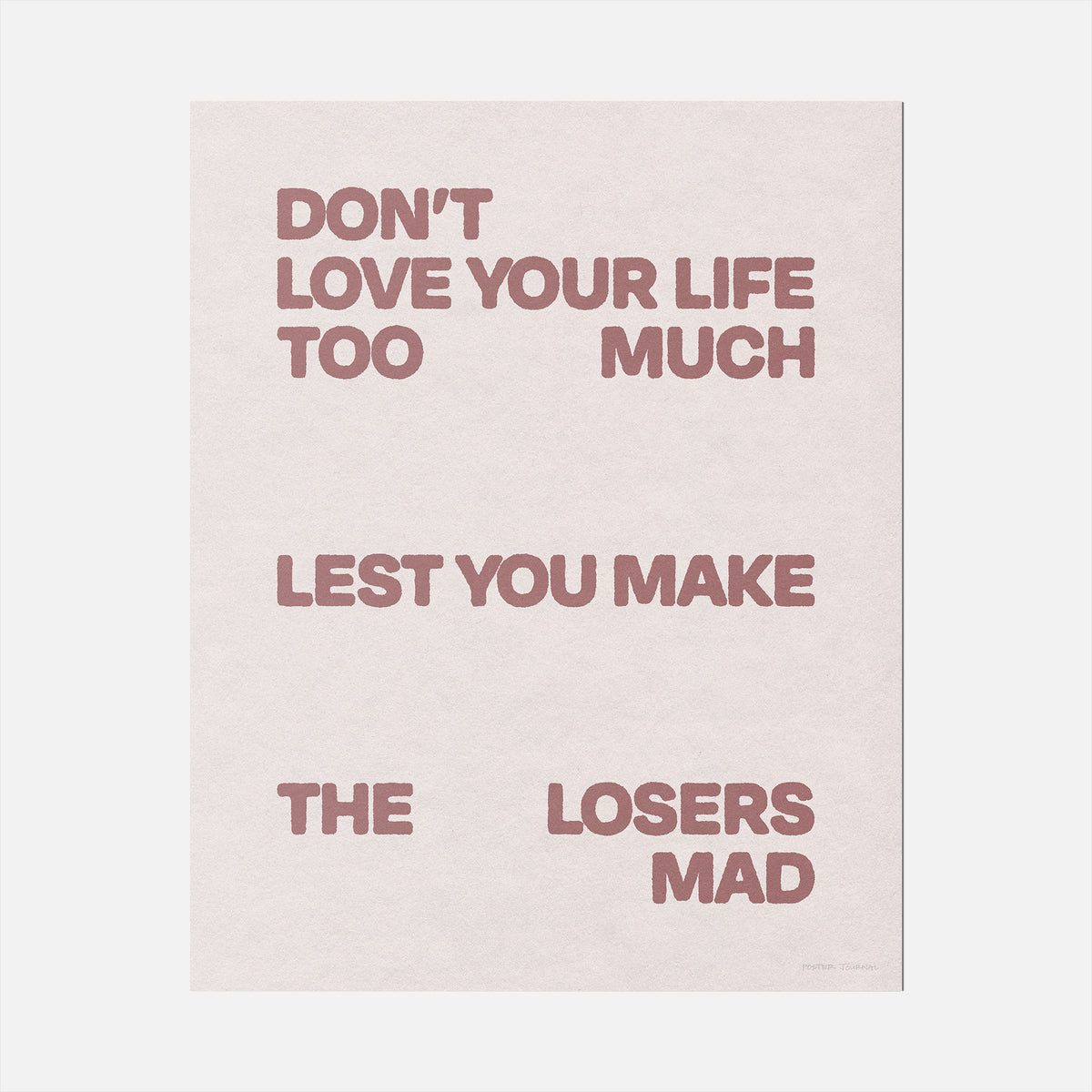 LOSERS PRINT