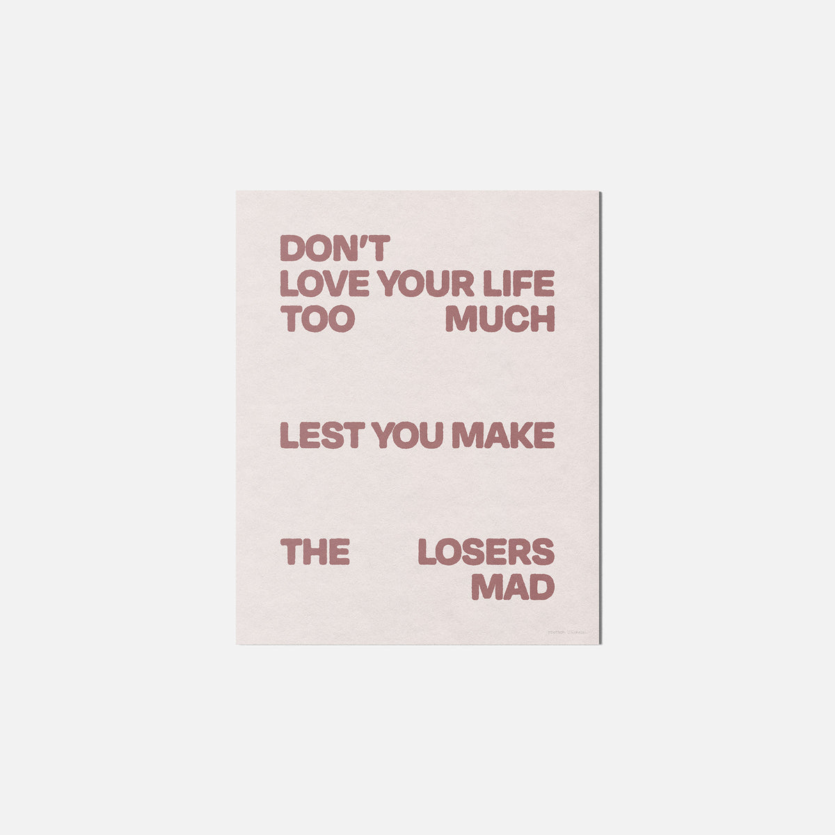LOSERS PRINT