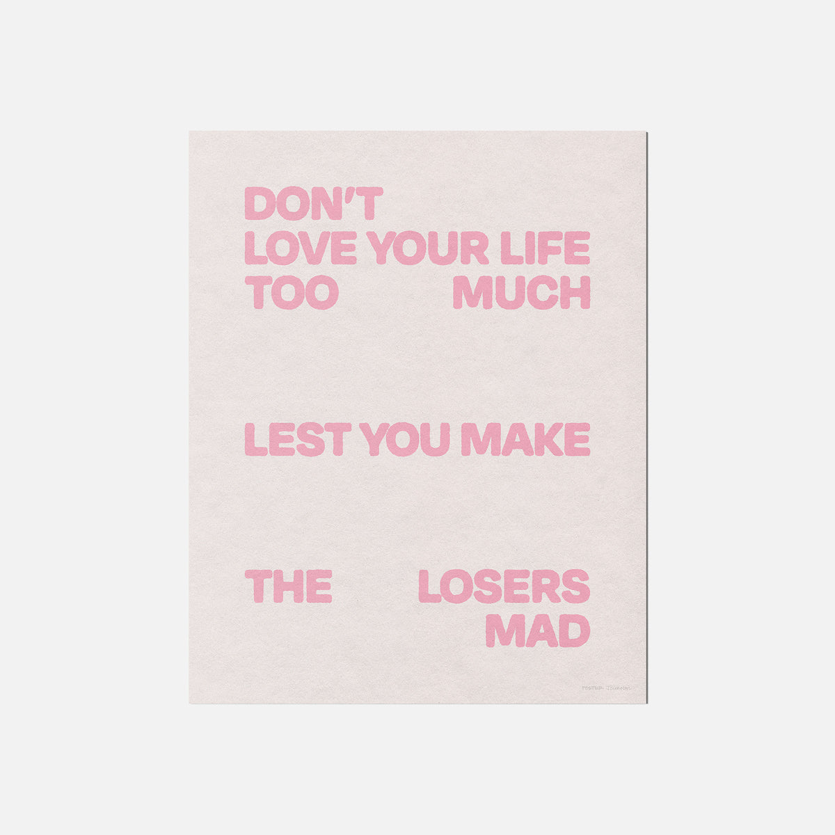 LOSERS PRINT