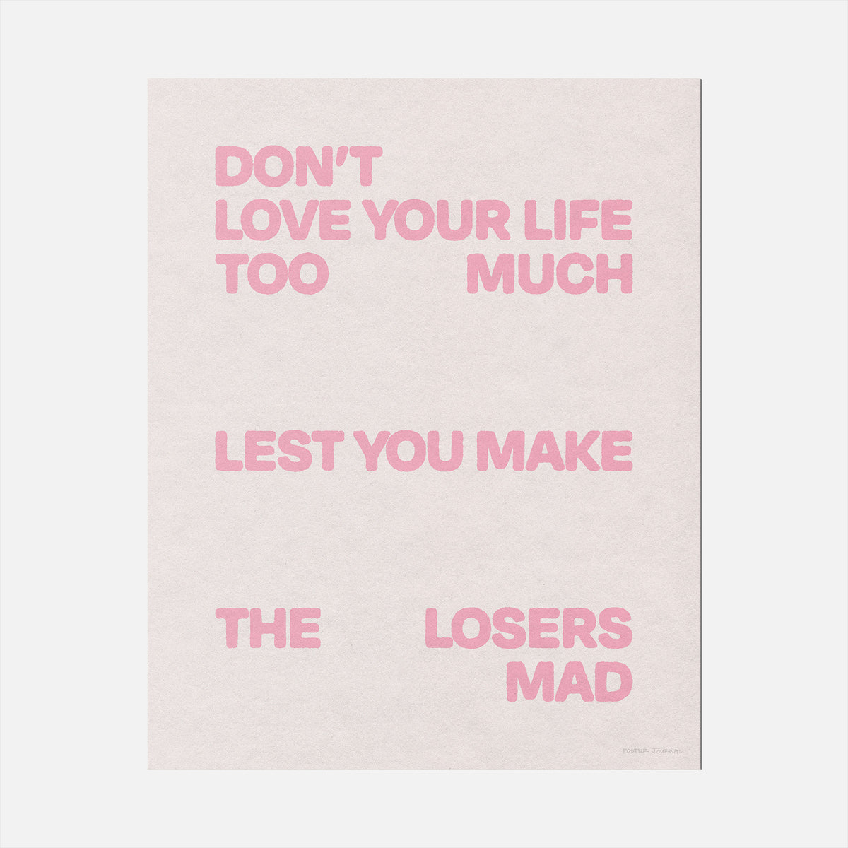 LOSERS PRINT