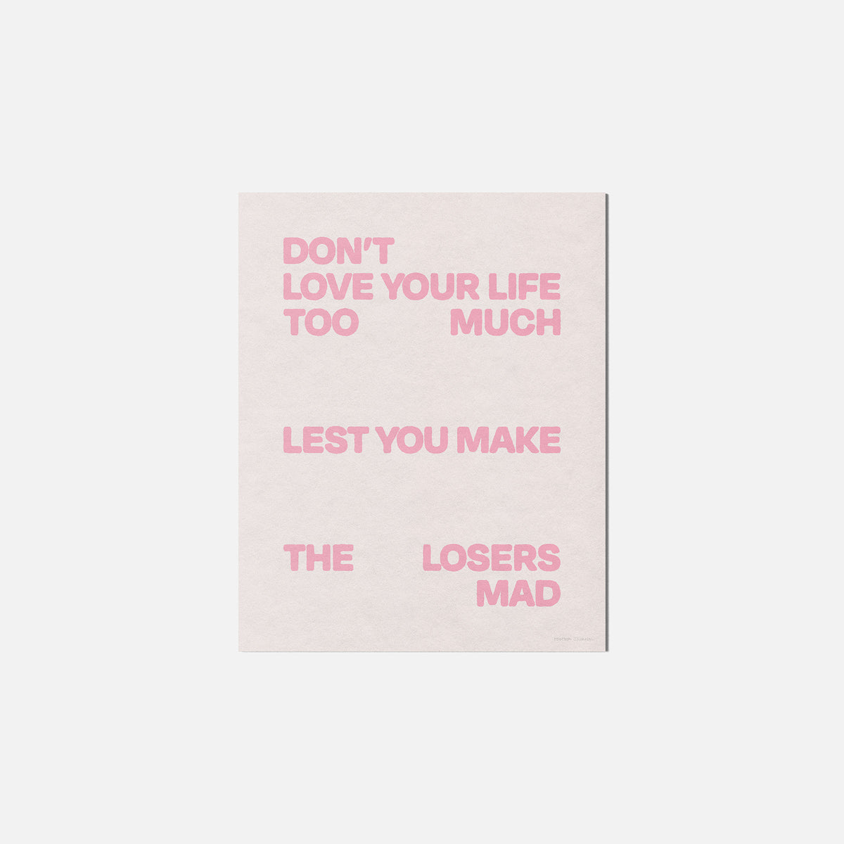 LOSERS PRINT
