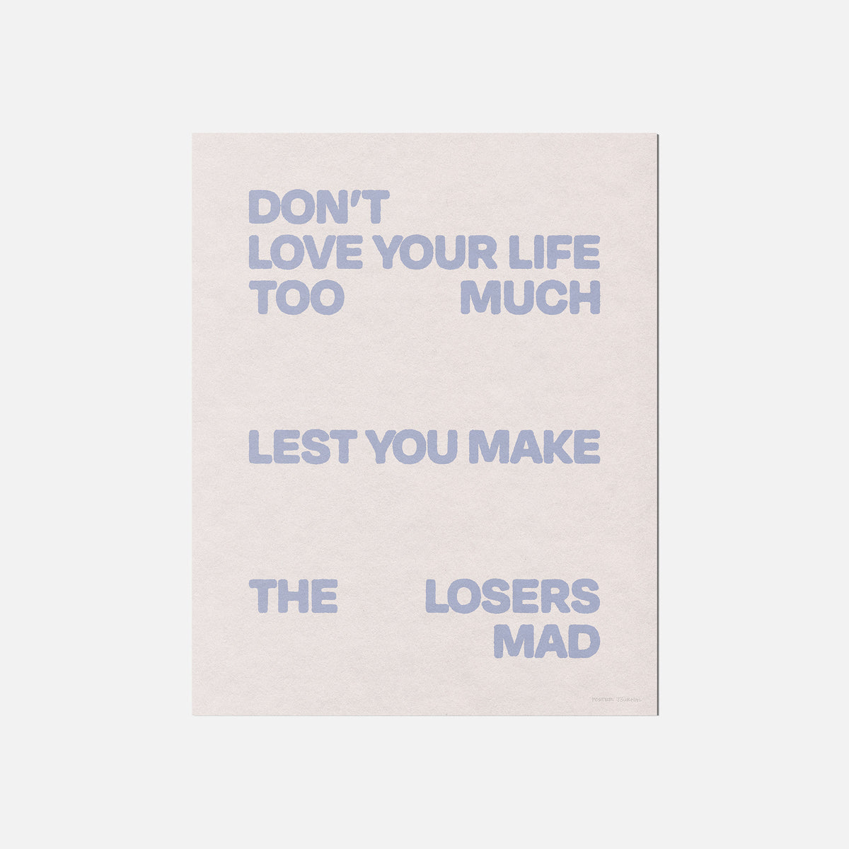 LOSERS PRINT