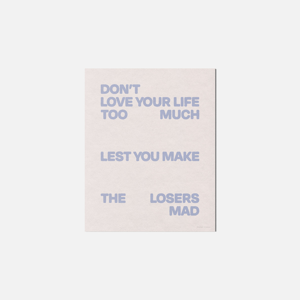 LOSERS PRINT