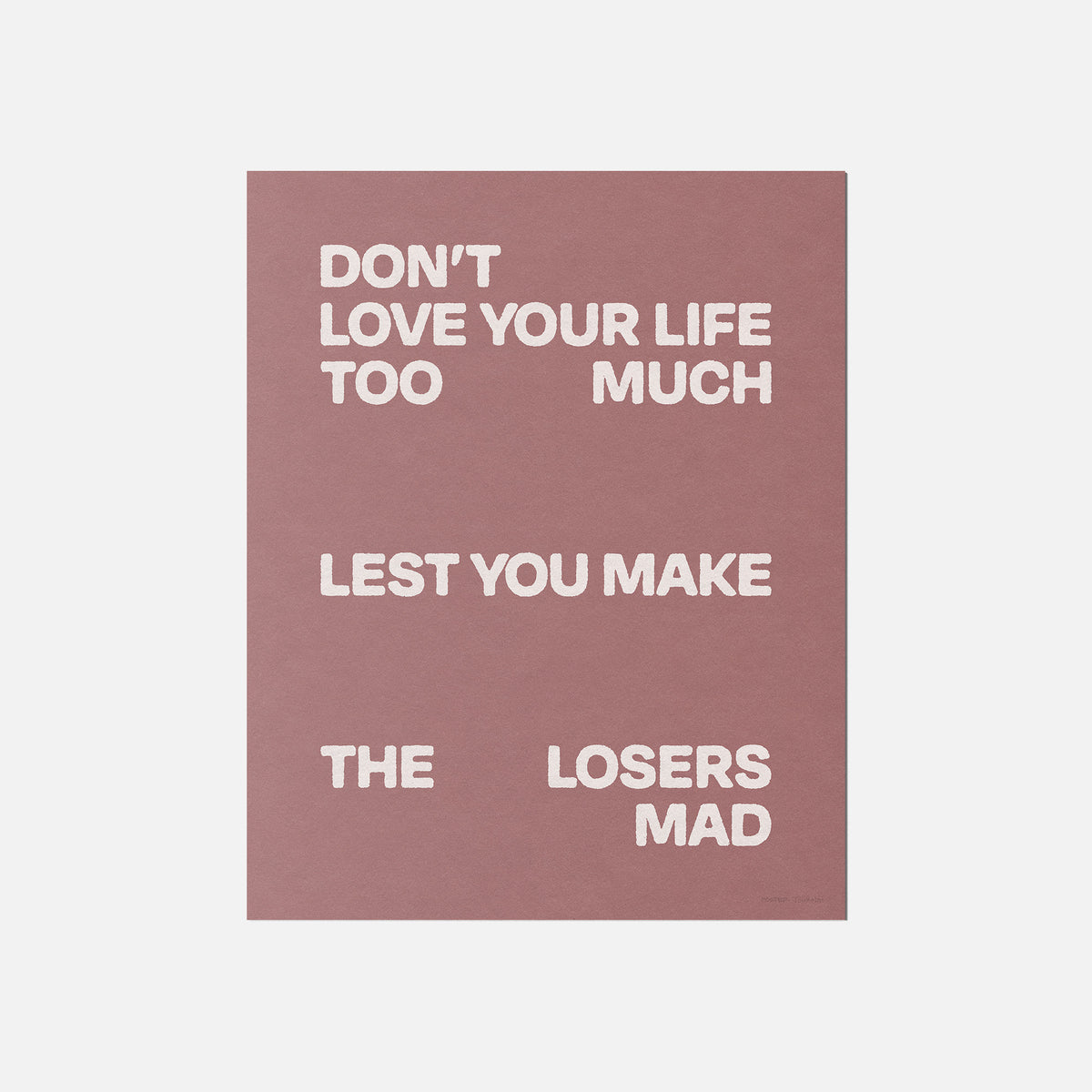 LOSERS PRINT