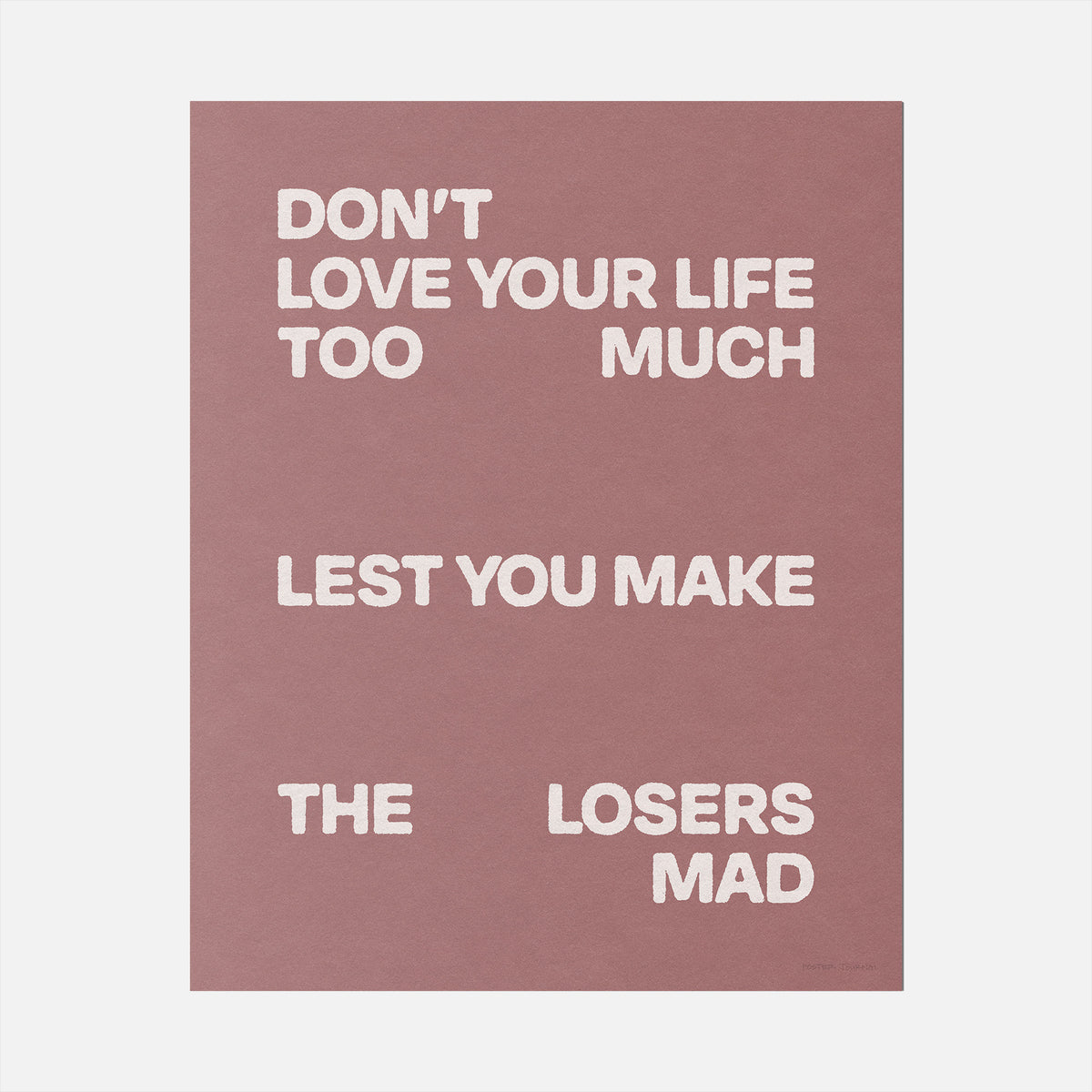 LOSERS PRINT