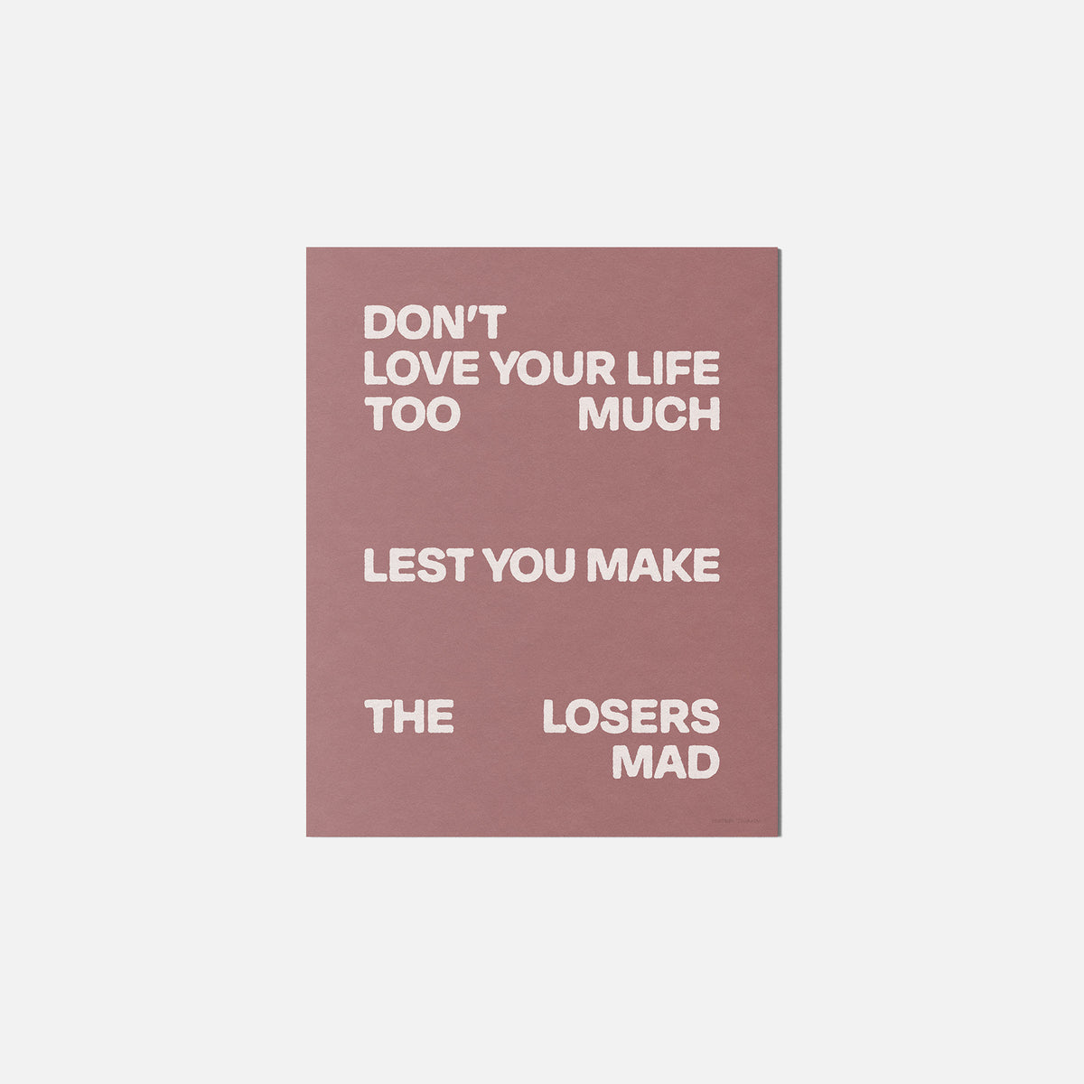 LOSERS PRINT
