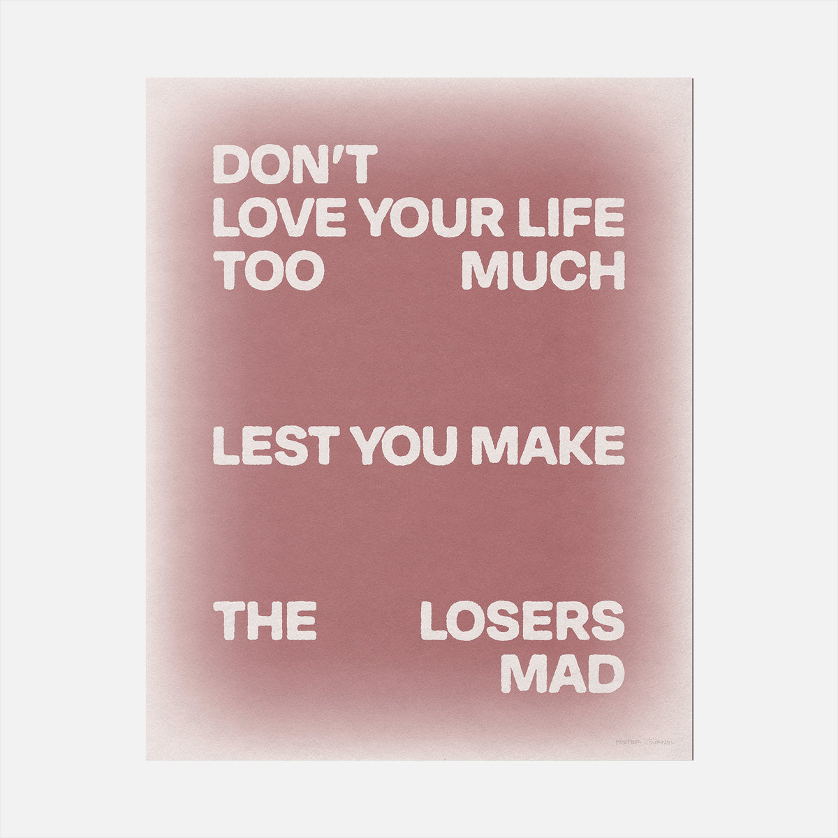 LOSERS PRINT