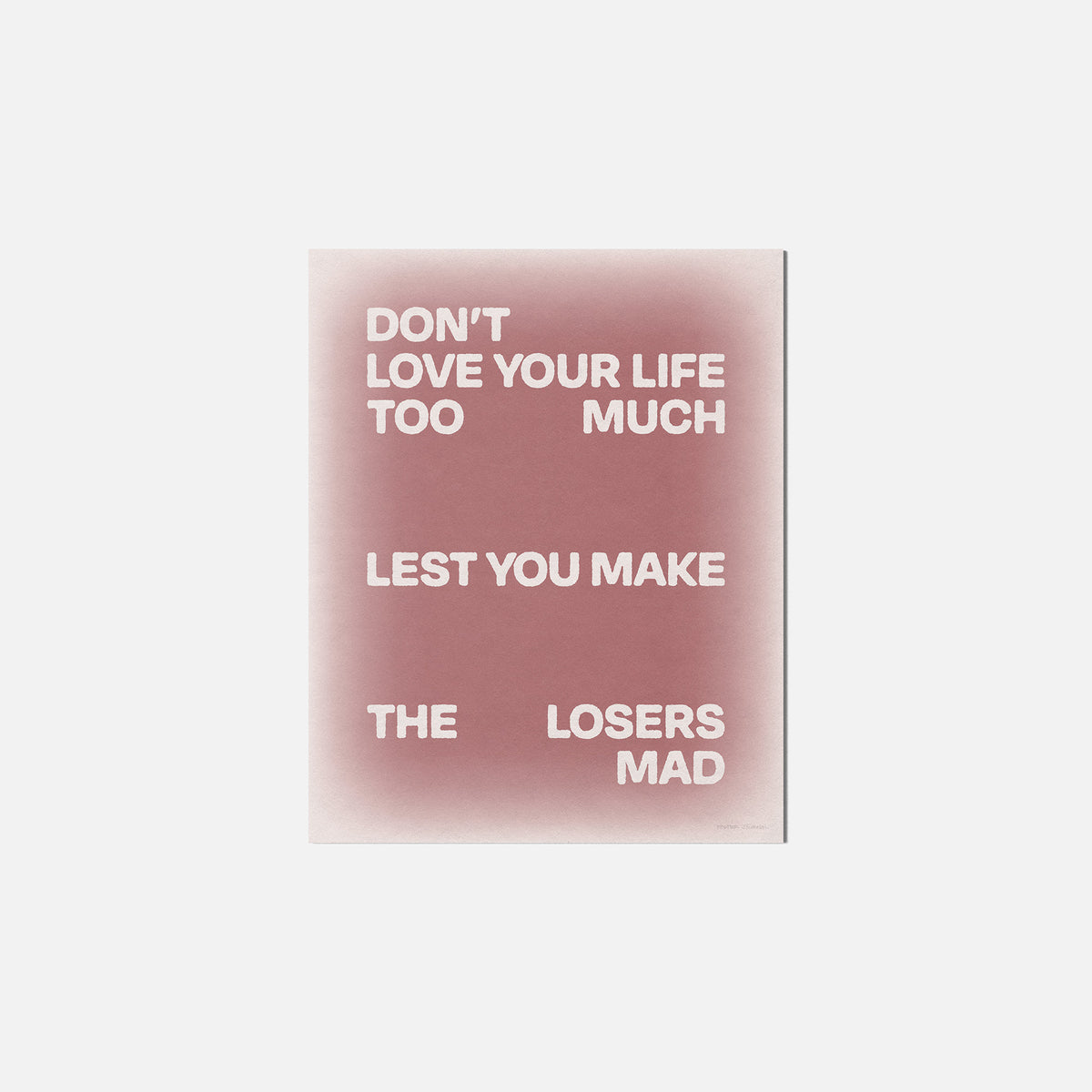 LOSERS PRINT
