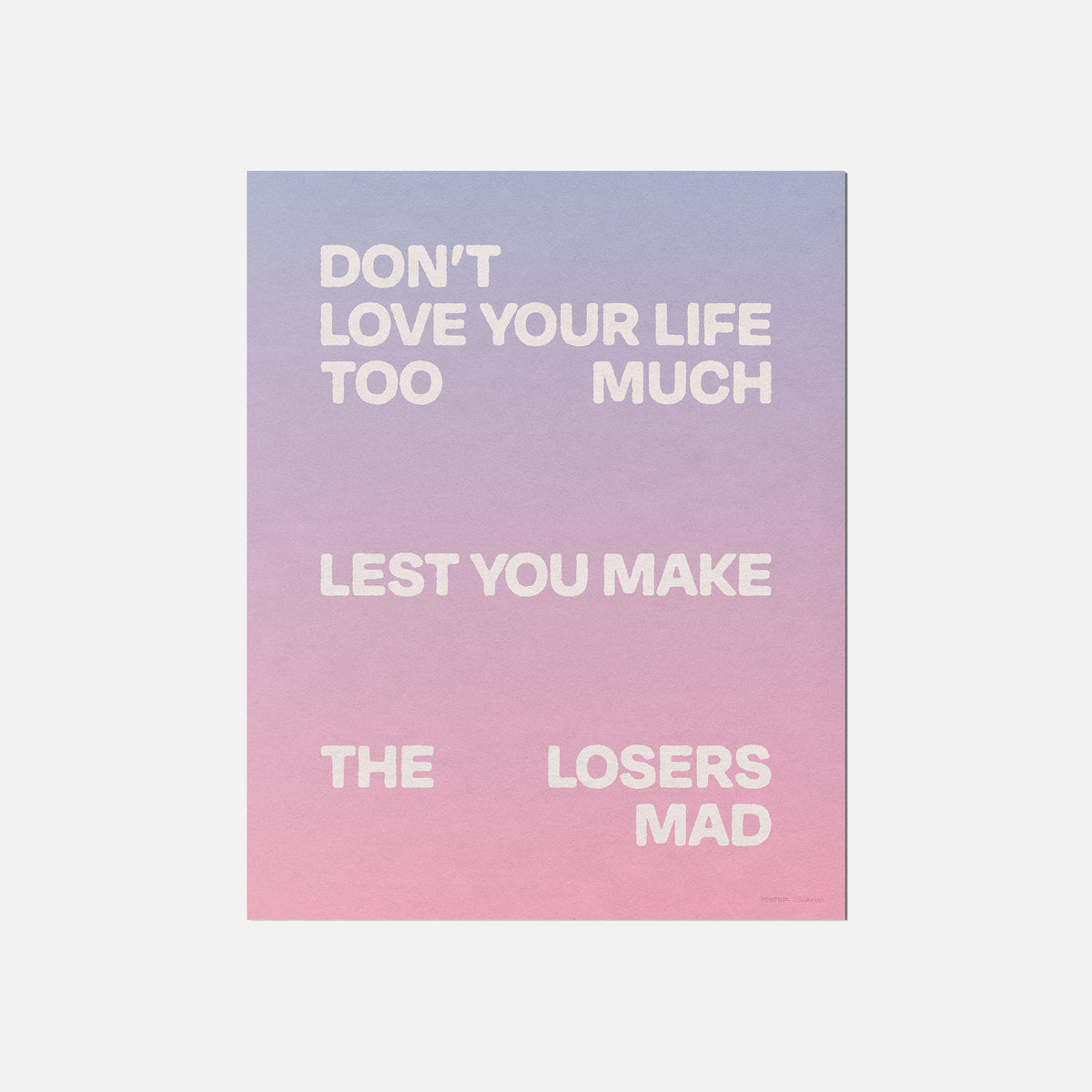 LOSERS PRINT