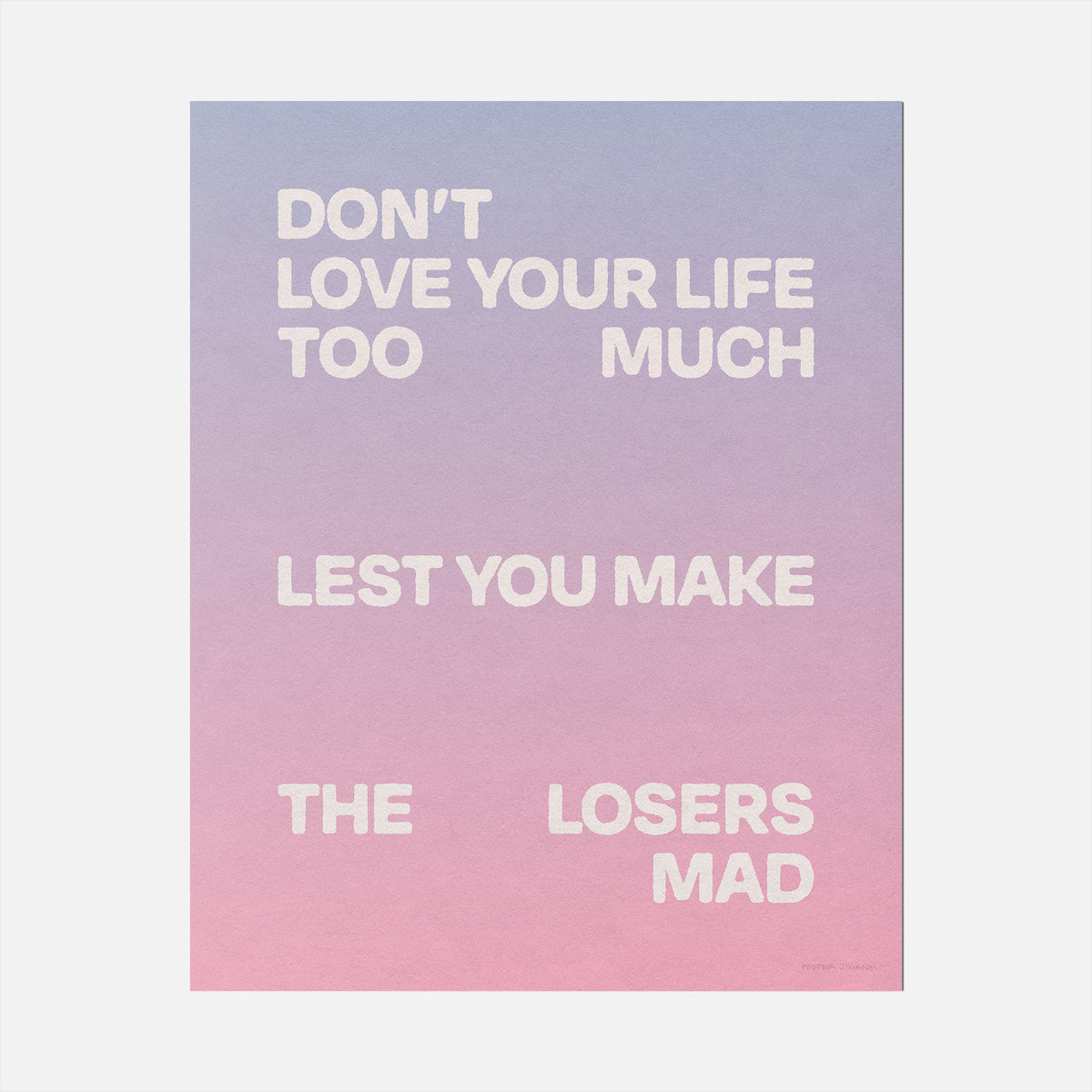 LOSERS PRINT
