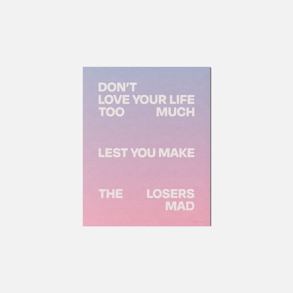 LOSERS PRINT