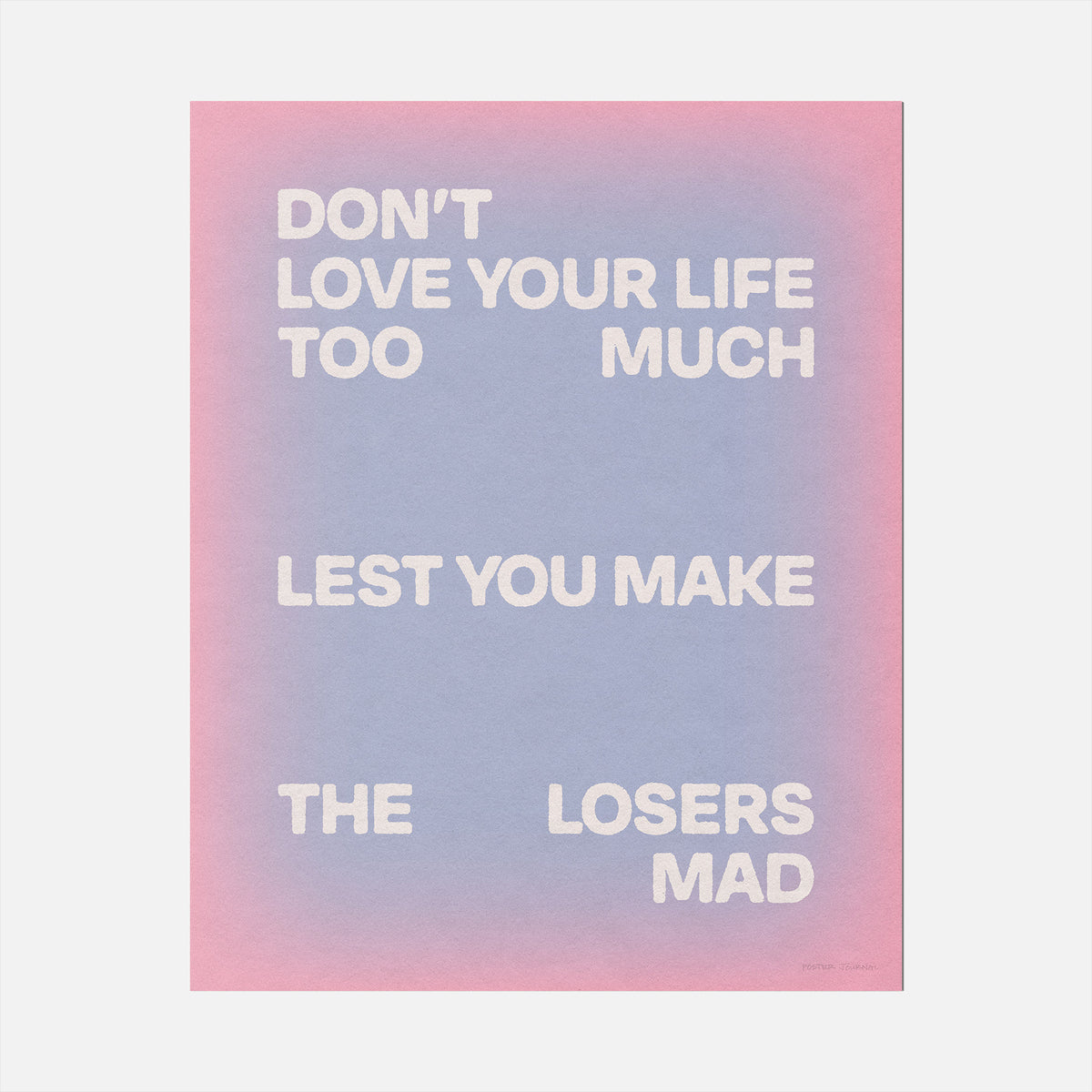 LOSERS PRINT