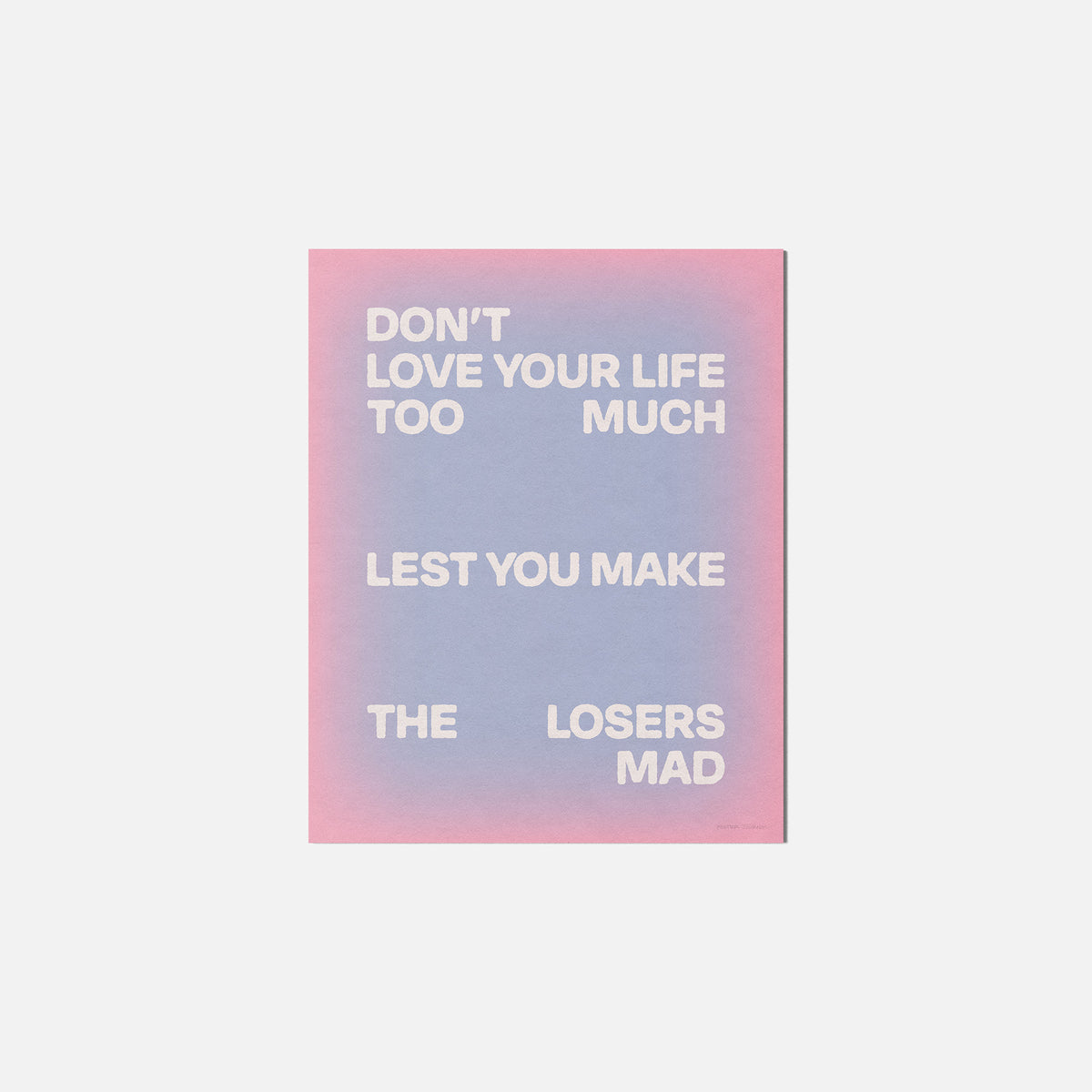 LOSERS PRINT