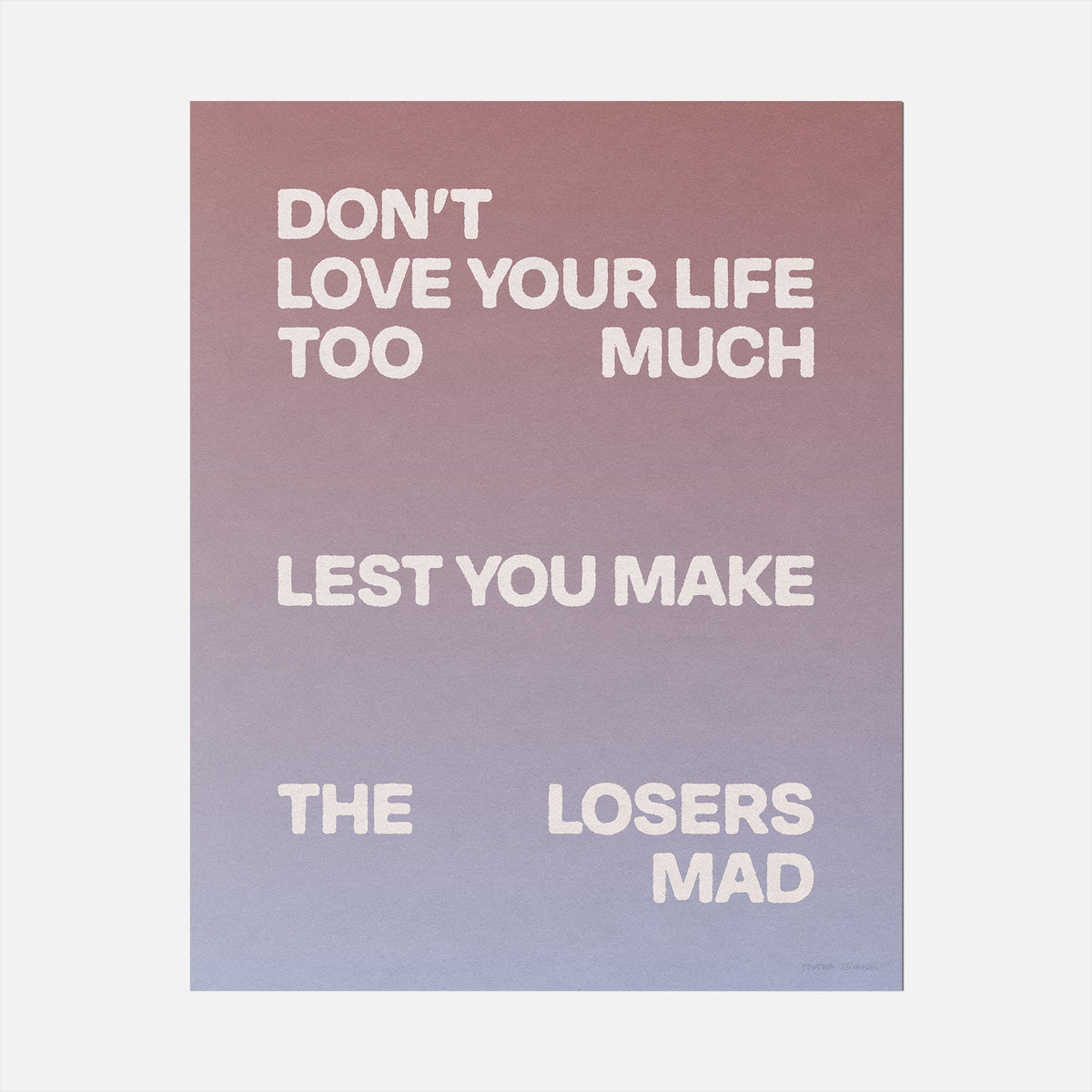 LOSERS PRINT