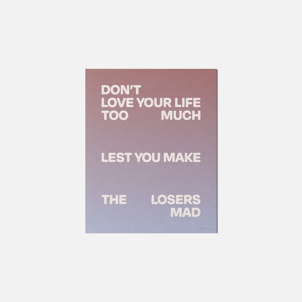 LOSERS PRINT