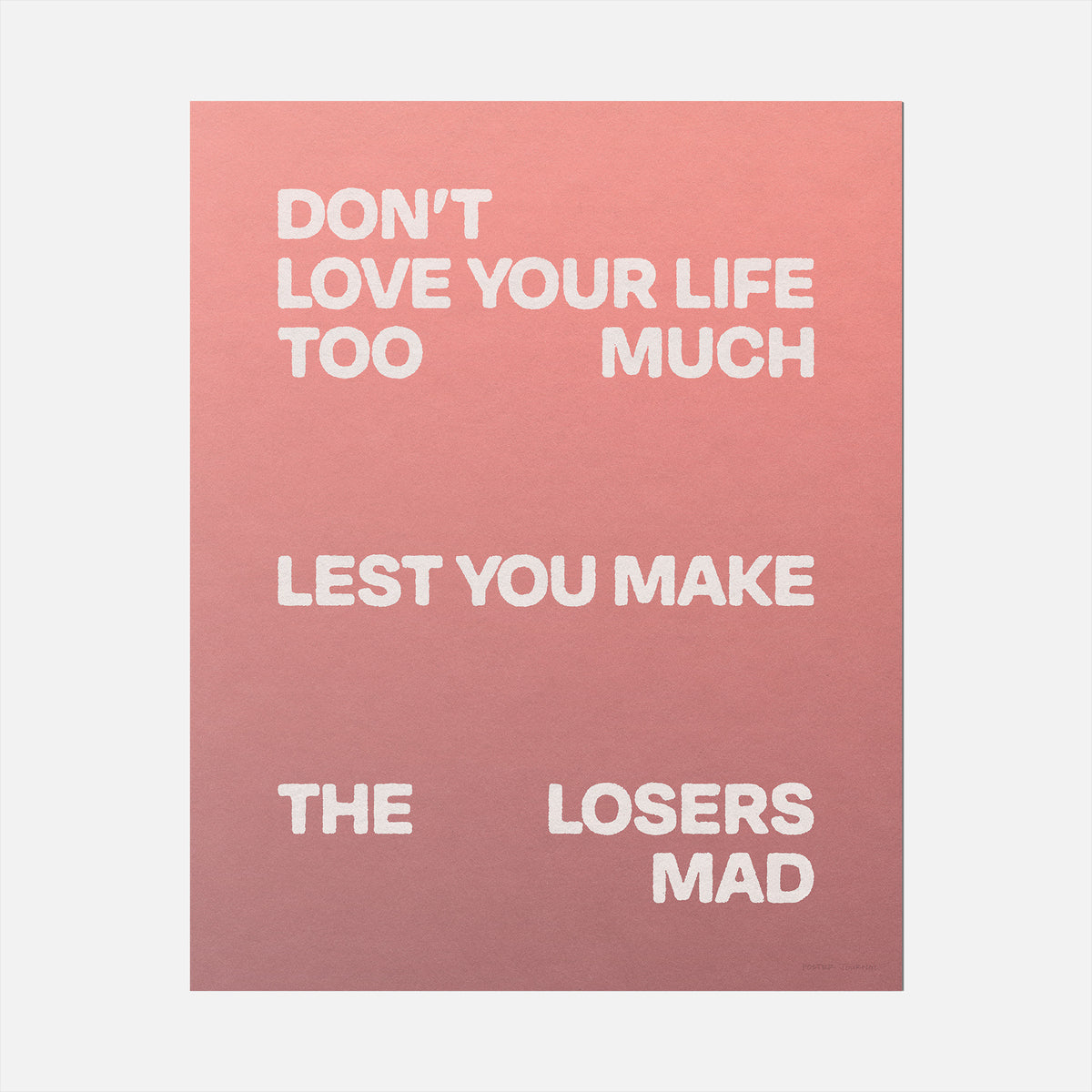 LOSERS PRINT