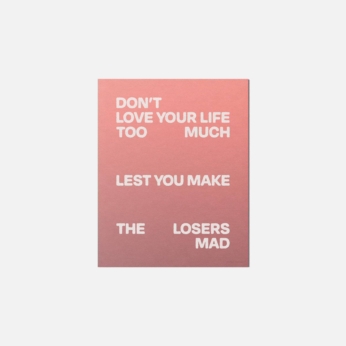 LOSERS PRINT