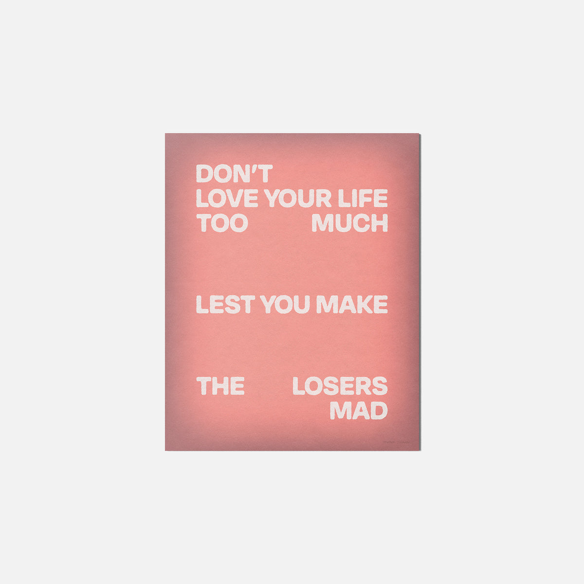 LOSERS PRINT