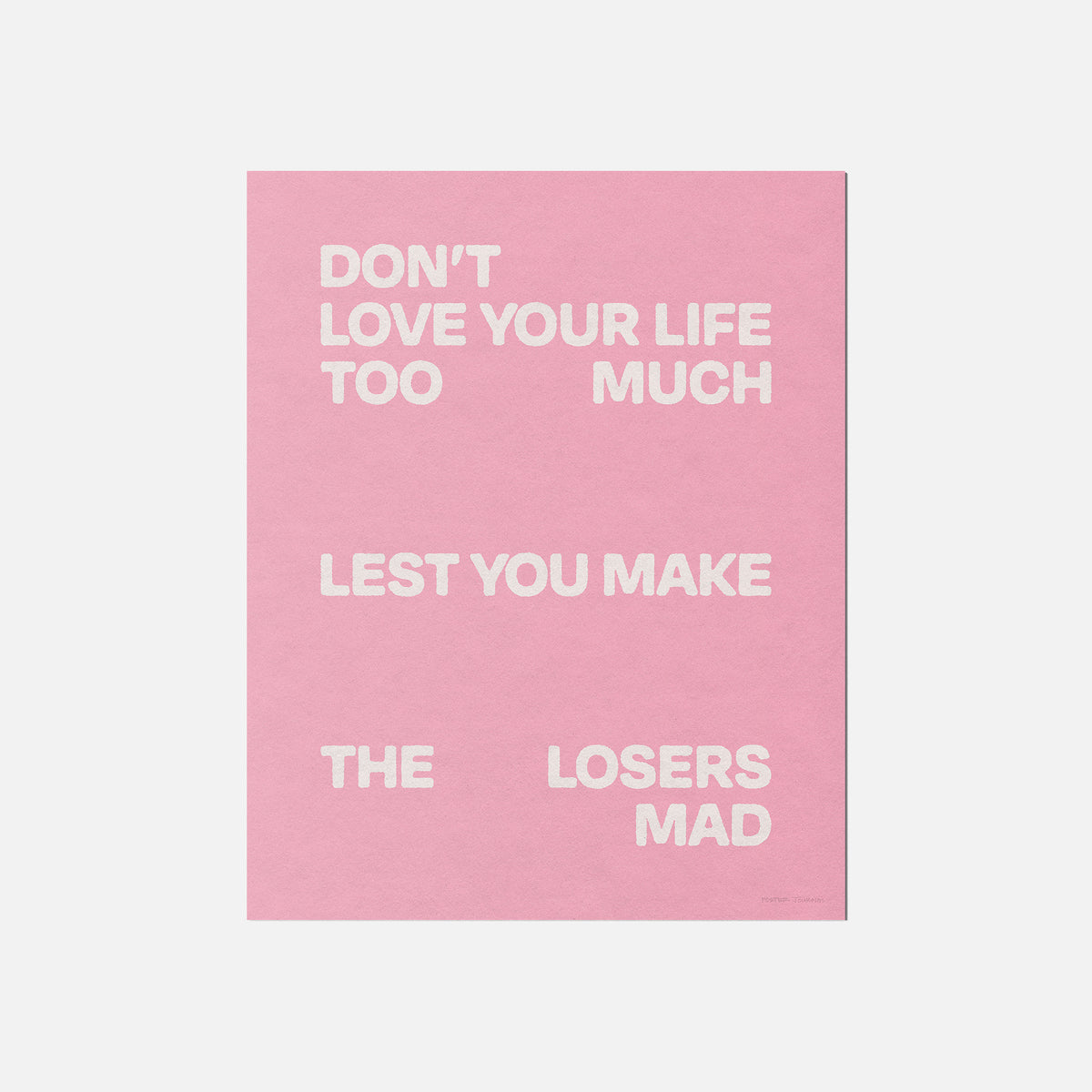 LOSERS PRINT