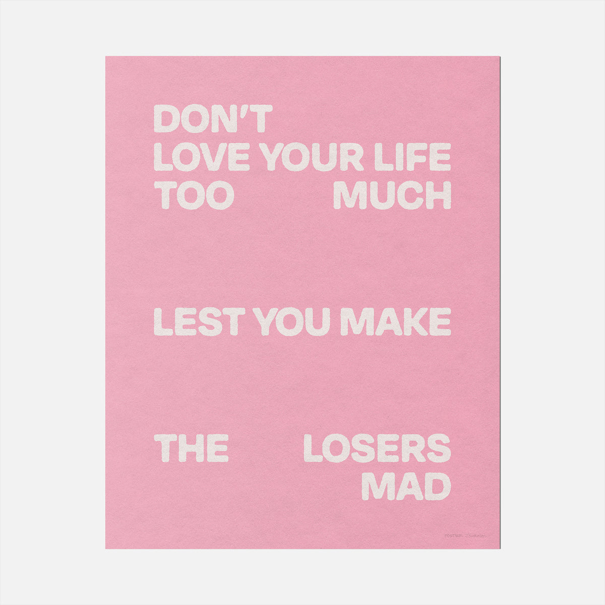 LOSERS PRINT