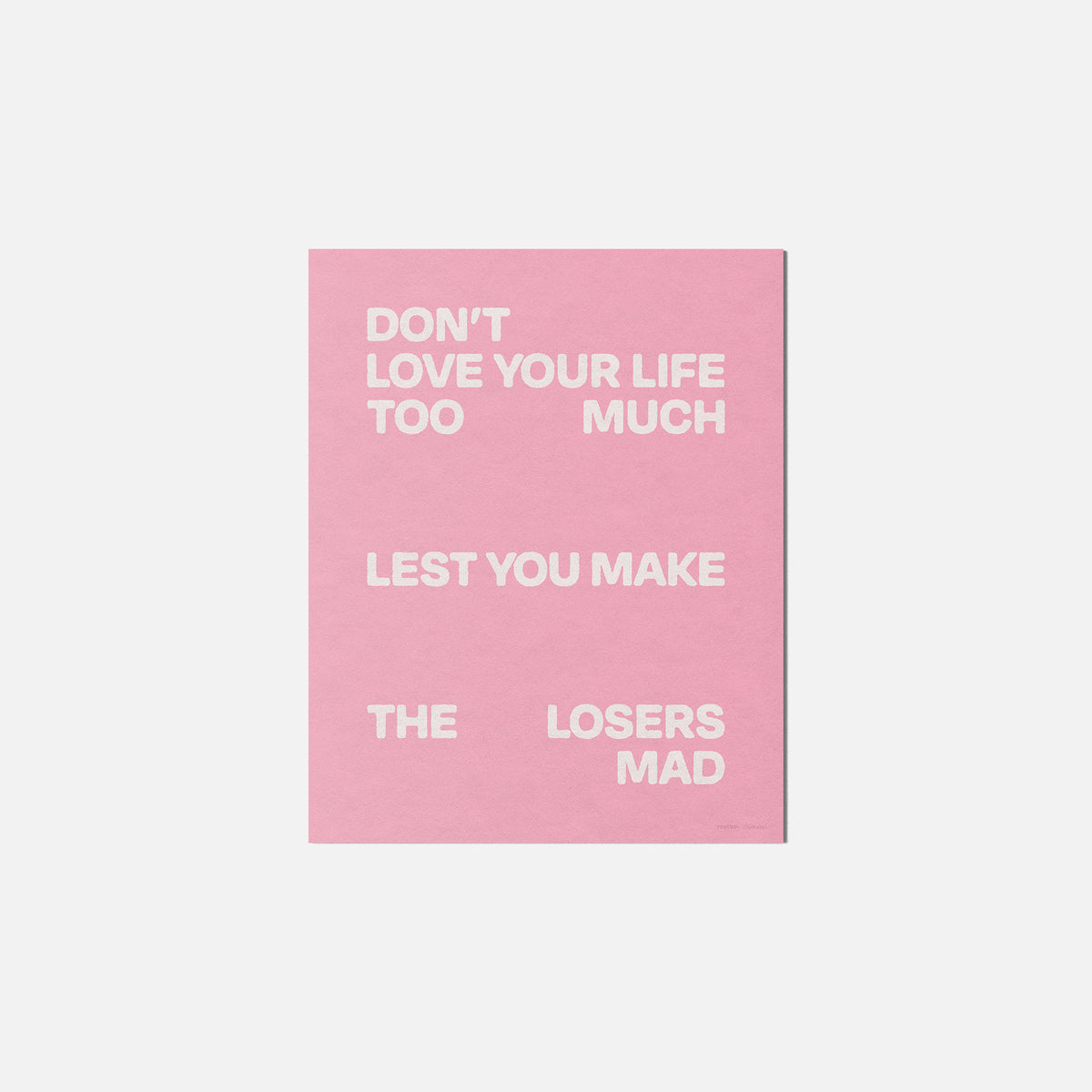 LOSERS PRINT