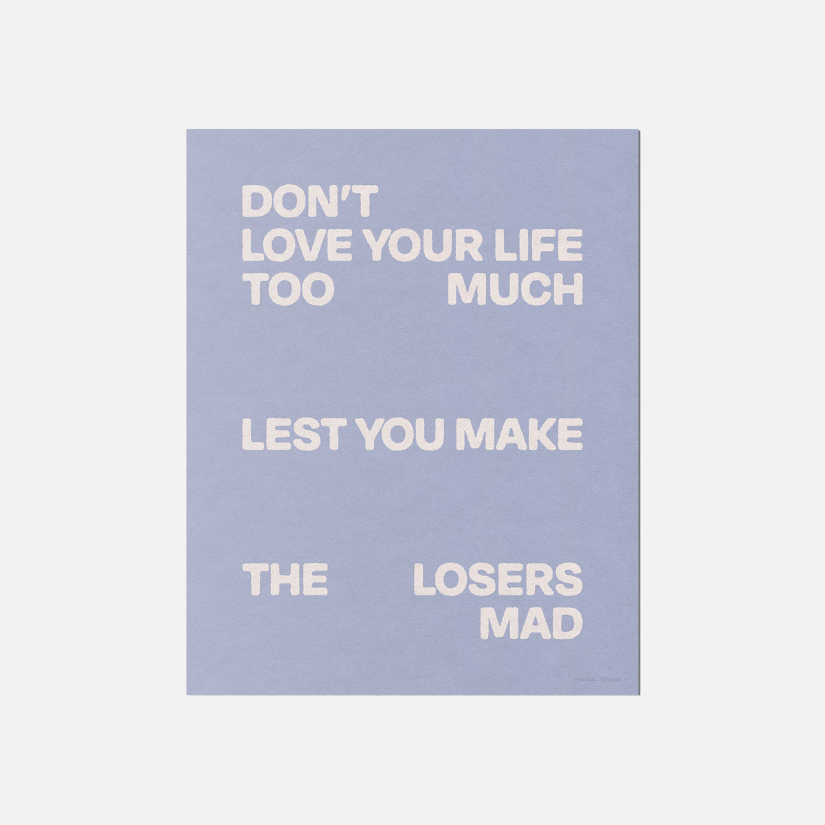LOSERS PRINT