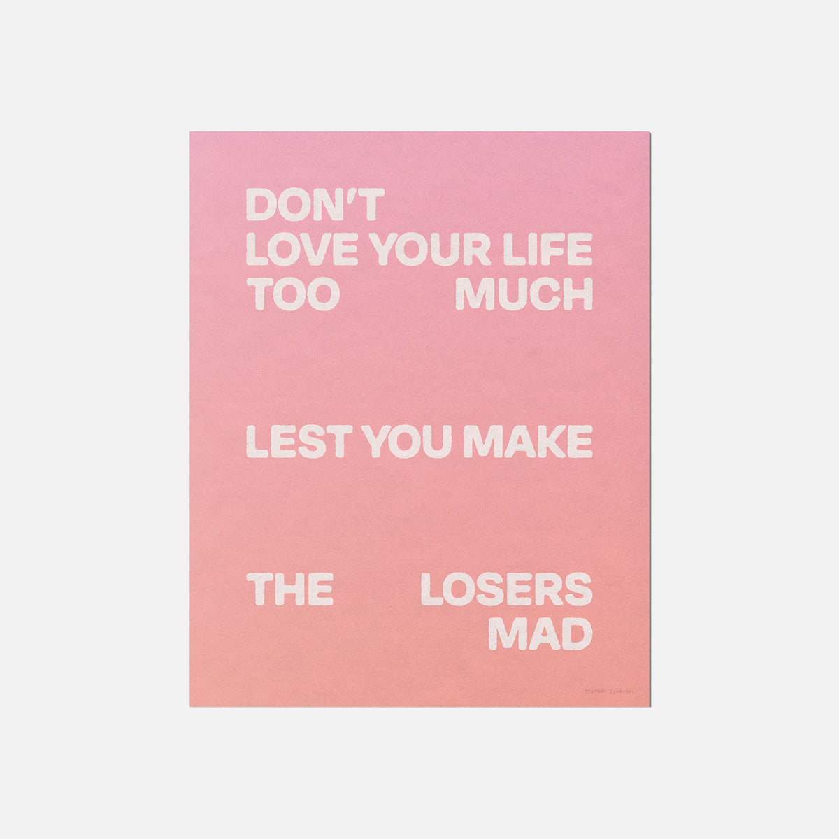 LOSERS PRINT