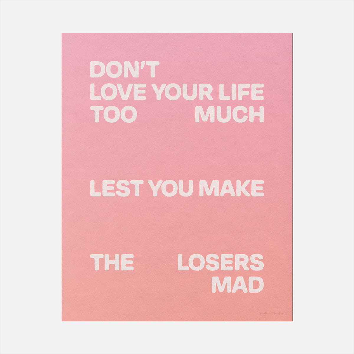 LOSERS PRINT