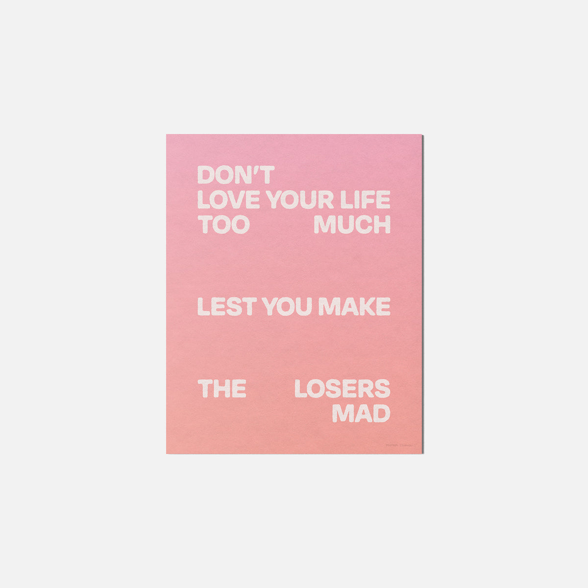 LOSERS PRINT