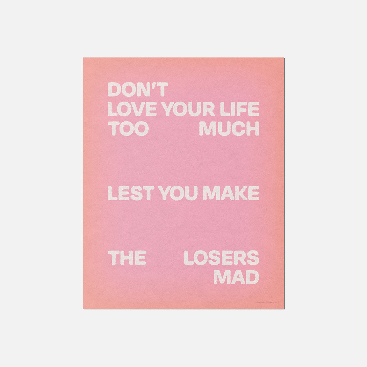 LOSERS PRINT