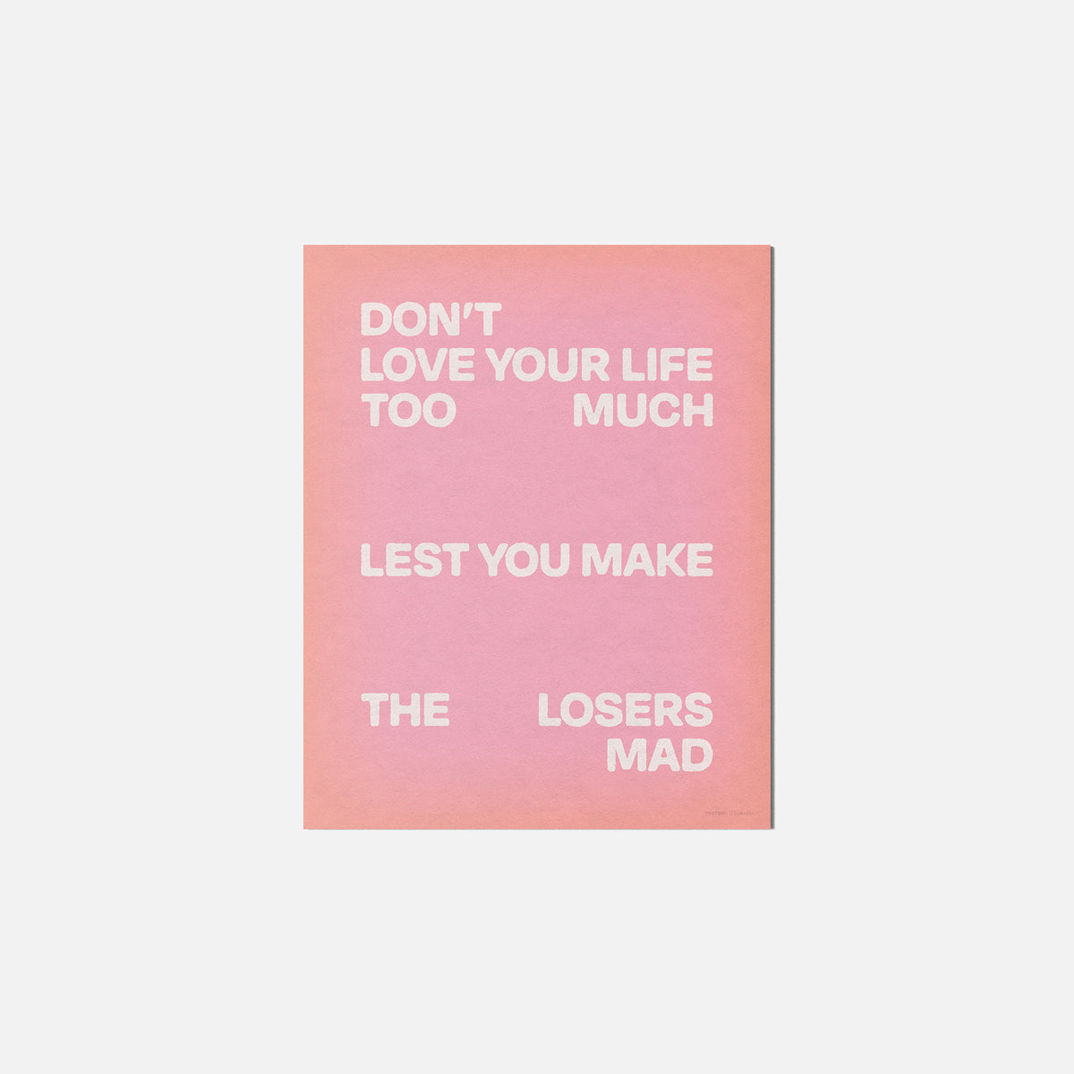 LOSERS PRINT